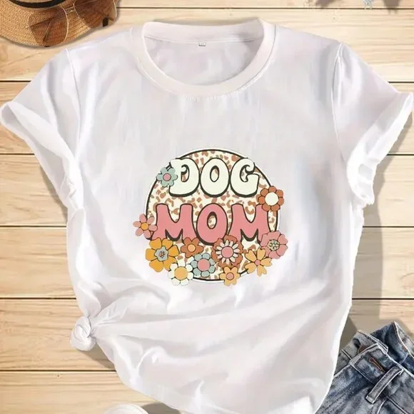 Dog Mom Gift Shirt, Gift Dog Lover, Best Dog Mom Ever Shirt - Picture 1 of 4